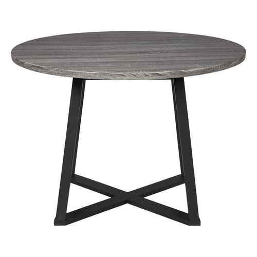 Ashley Furniture Centiar Gray Black Round Dining Table