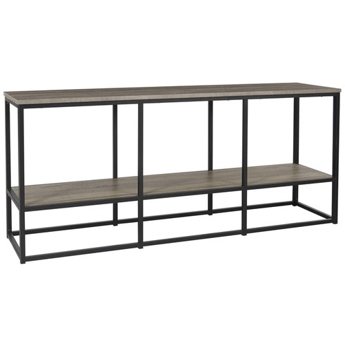 Ashley Furniture Wadeworth Brown Black Extra Large TV Stand