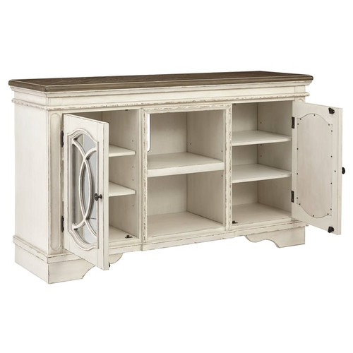 Ashley Furniture Realyn White Large TV Stand