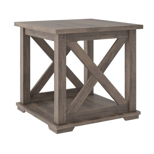 Ashley Furniture Arlenbry Gray Square End Table