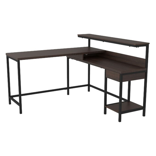 Ashley Furniture Camiburg Warm Brown L Desk With Storage