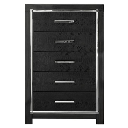 Ashley Furniture Kaydell Black Five Drawer Chest