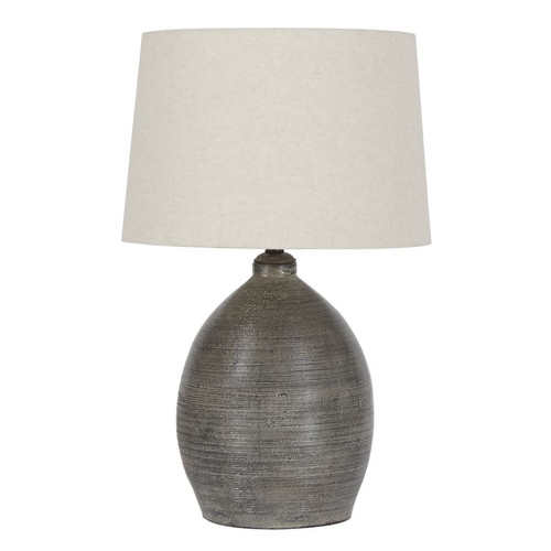 Ashley Furniture Joyelle Gray Terracotta Table Lamp