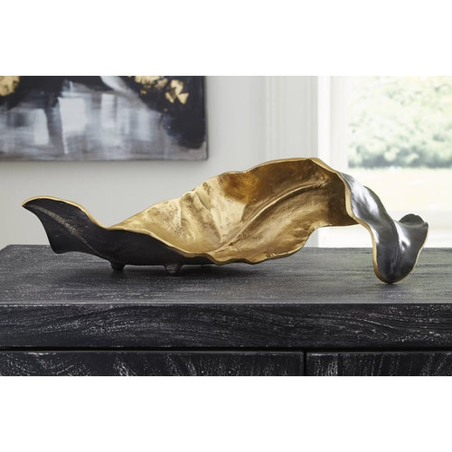 Ashley Furniture Melinda Black Gold Sculpture