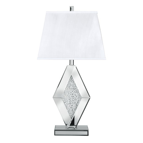 Ashley Furniture Prunella Silver Mirror Table Lamp