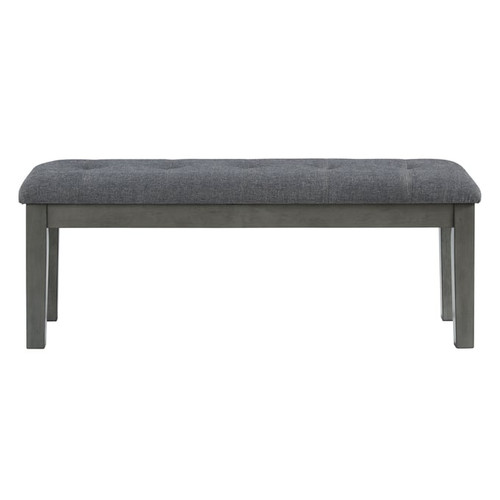 Ashley Furniture Hallanden Gray Large Upholstered Dining Bench
