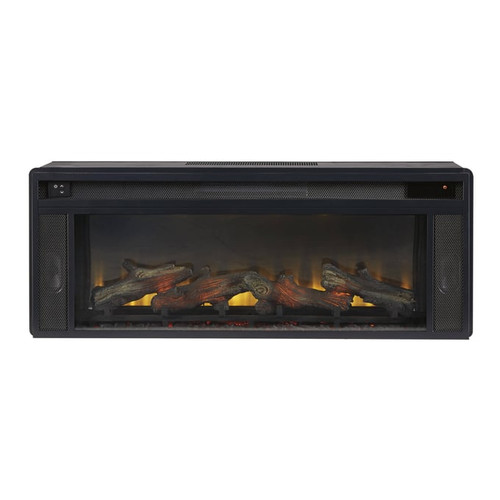 Ashley Furniture Entertainment Accessories Black Fireplace Insert