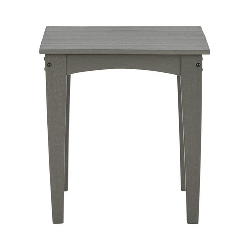 Ashley Furniture Visola Gray Outdoor Square End Table