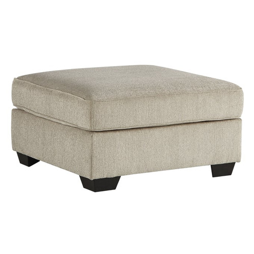 Ashley Furniture Decelle Putty Fabric Oversized Accent Ottoman