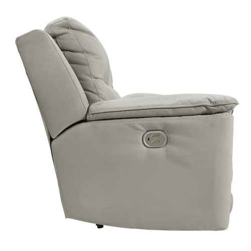 Ashley Furniture Next Gen Gaucho Fossil Power Reclining  Console Loveseats With Adjustable Headrest