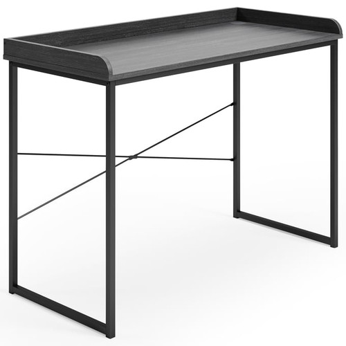 Ashley Furniture Yarlow Black Metal Wood Office Desk