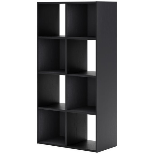 Ashley Furniture Langdrew Black 8 Cube Organizer Bookcase