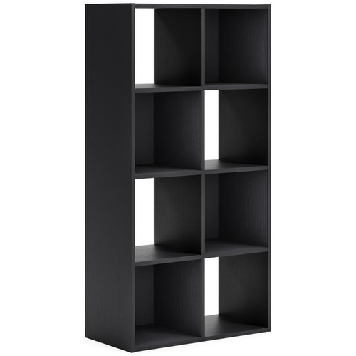 Ashley Furniture Langdrew Black 8 Cube Organizer Bookcase