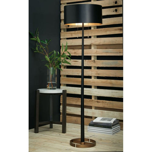 Ashley Furniture Amadell Black Floor Lamp