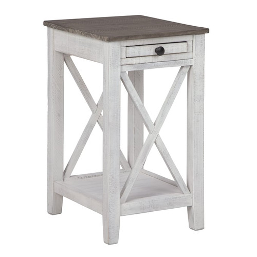 Ashley Furniture Adalane White Gray Accent Table