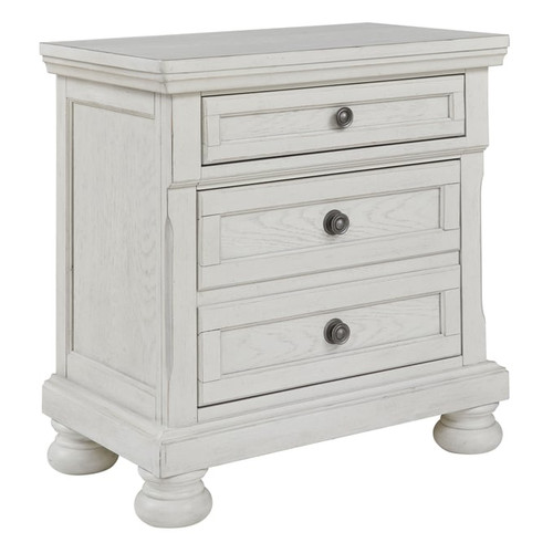 Ashley Furniture Robbinsdale Antique White Two Drawer Night Stand