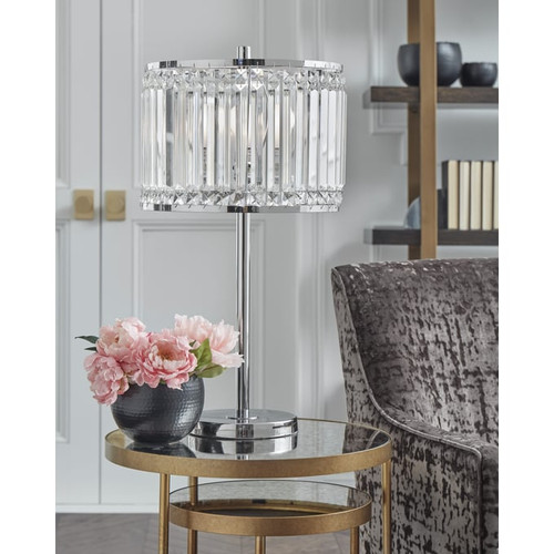 Ashley Furniture Gracella Chrome Table Lamps