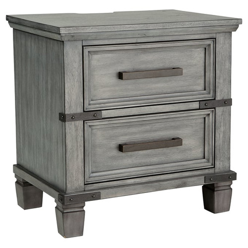 Ashley Furniture Russelyn Gray Two Drawer Night Stand