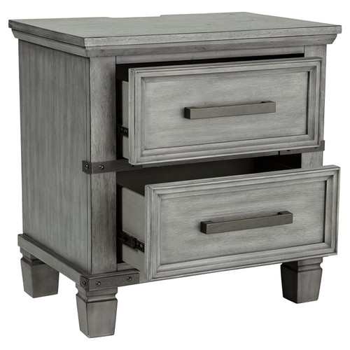 Ashley Furniture Russelyn Gray Two Drawer Night Stand