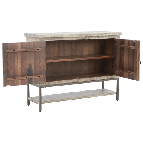 Ashley Furniture Laddford Whitewash 2 Shelf Accent Cabinet