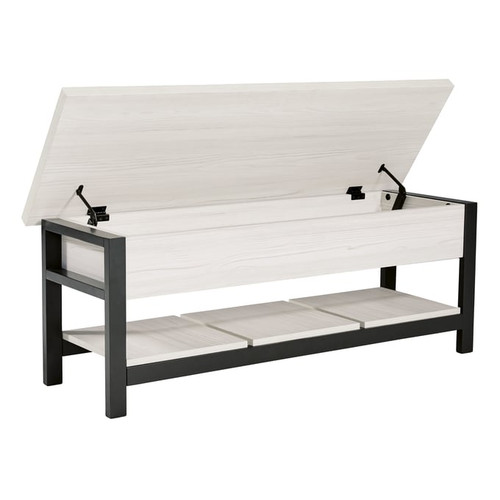 Ashley Furniture Rhyson White Storage Benches