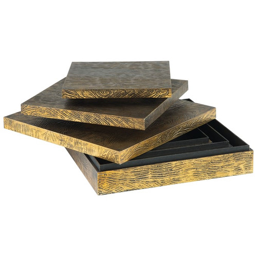 Ashley Furniture Keldy Antique Brass 3pc Box Sets