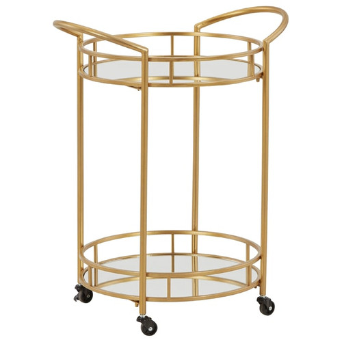 Ashley Furniture Wynora Gold Bar Cart