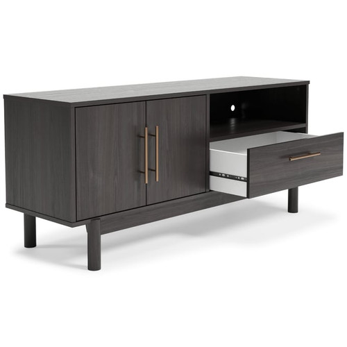 Ashley Furniture Brymont Dark Gray Wood Medium TV Stand