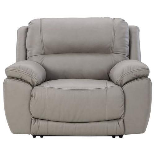 Ashley Furniture Dunleith Gray Zero Wall Recliners With Power Headrest