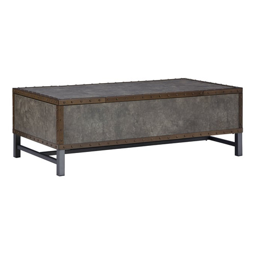 Ashley Furniture Derrylin Brown Lift Top Cocktail Table