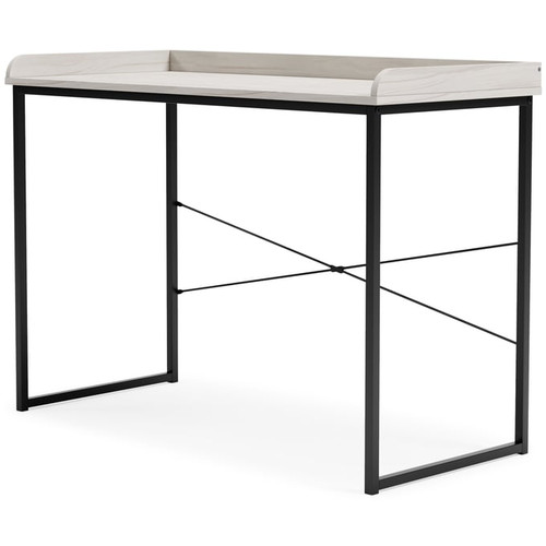 Ashley Furniture Bayflynn White Black Home Office Desk