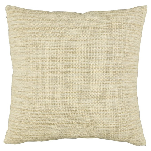 4 Ashley Furniture Budrey Tan White Pillows