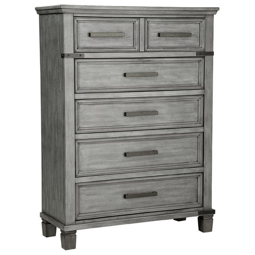 Ashley Furniture Russelyn Gray Five Drawer Chest