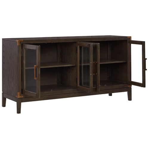 Ashley Furniture Burkhaus Dark Brown Dining Room Server