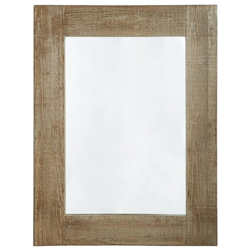 Ashley Furniture Waltleigh Distressed Brown Accent Mirror