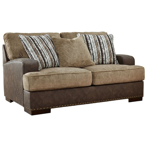 Ashley Furniture Alesbury Chocolate Loveseat