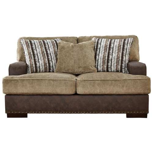 Ashley Furniture Alesbury Chocolate Loveseat