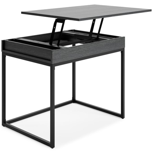 Ashley Furniture Yarlow Black Home Office Lift Top Desk