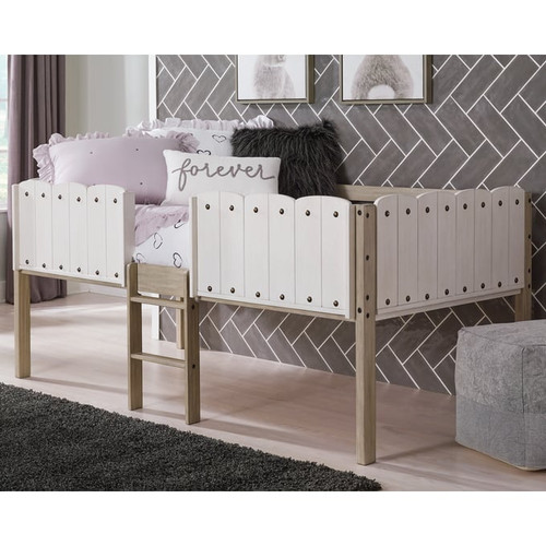 Ashley Furniture Wrenalyn Two Tone Wood Twin Loft Bed Frame