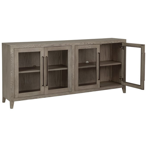 Ashley Furniture Dalenville Warm Gray Accent Cabinet
