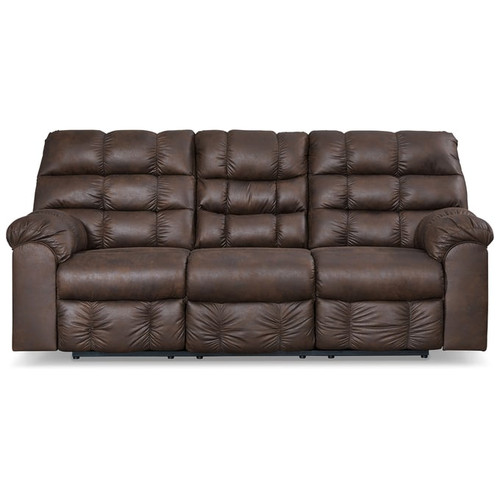 Ashley Furniture Derwin Nut Reclining Sofas With Drop Down Table