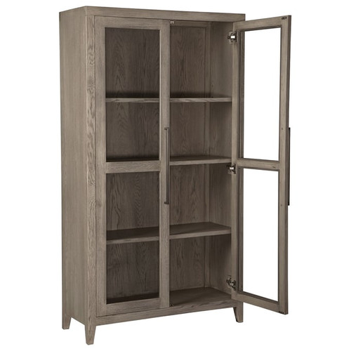 Ashley Furniture Dalenville Warm Gray Wood Accent Cabinet