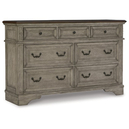 Ashley Furniture Lodenbay Antique Gray Dresser