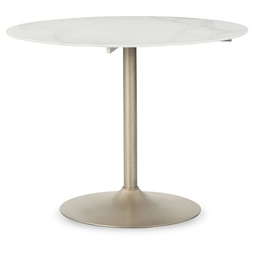 Ashley Furniture Barchoni White Round Dining Table