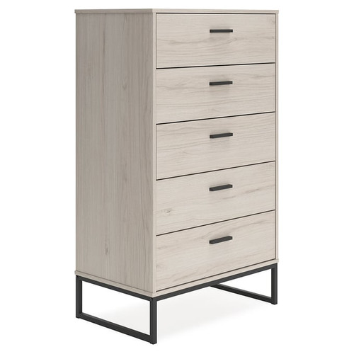 Ashley Furniture Socalle Light Natural Five Drawer Chest