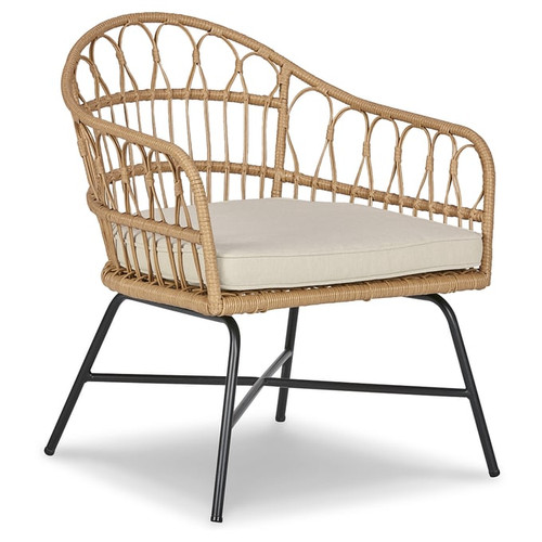 Ashley Furniture Hoonah Natural Cream Accent Chair