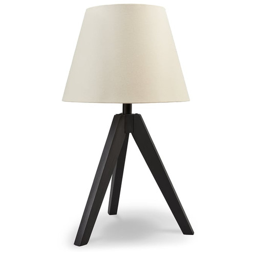 Ashley Furniture Laifland Black Wood Table Lamps