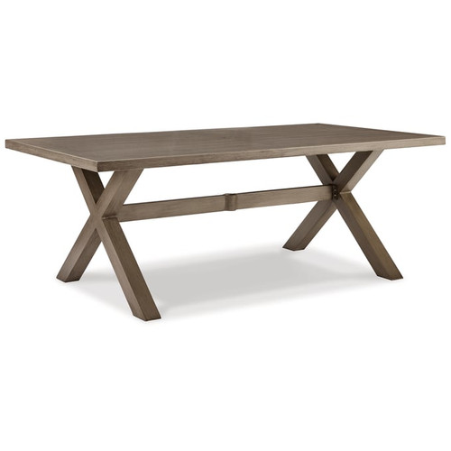 Ashley Furniture Beach Front Beige Outdoor Dining Table