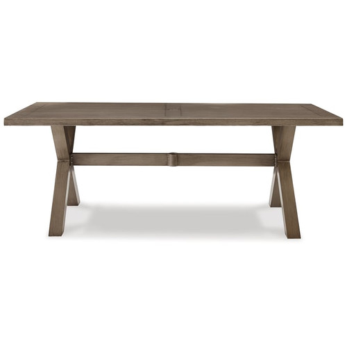 Ashley Furniture Beach Front Beige Outdoor Dining Table