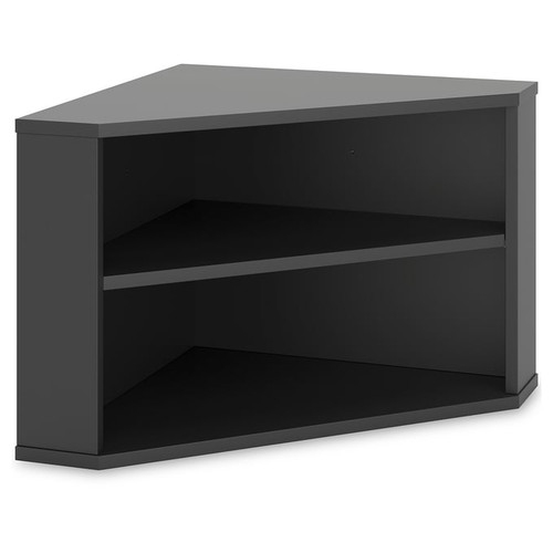 Ashley Furniture Otaska Black Home Office Corner Bookcase